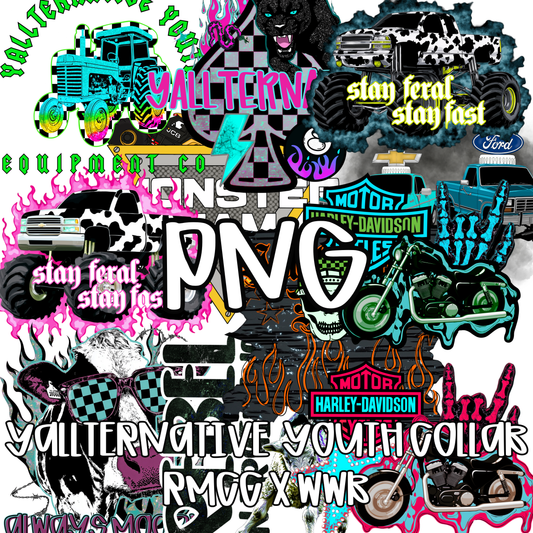 NO CODES! PNG Only | Yallternative Youth RMCC X WWB Collab | SEAMLESS | PNG