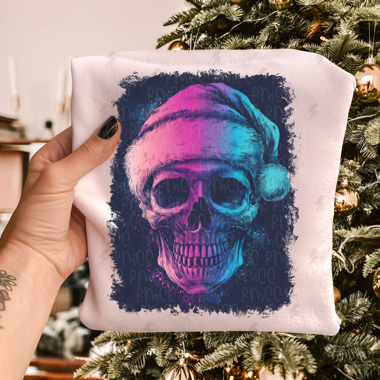 Skelly Santa | PNG | Christmas