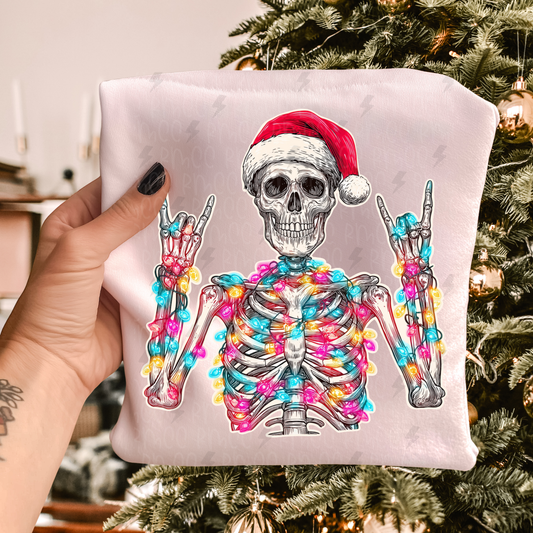 Skelly Rock on | PNG | Christmas