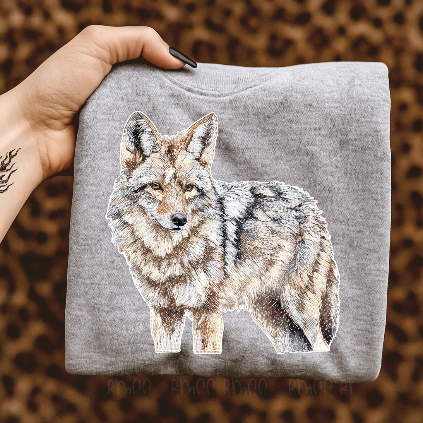 Rhinestone coyote | PNG