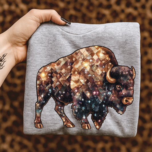 Rhinestone buffalo | PNG