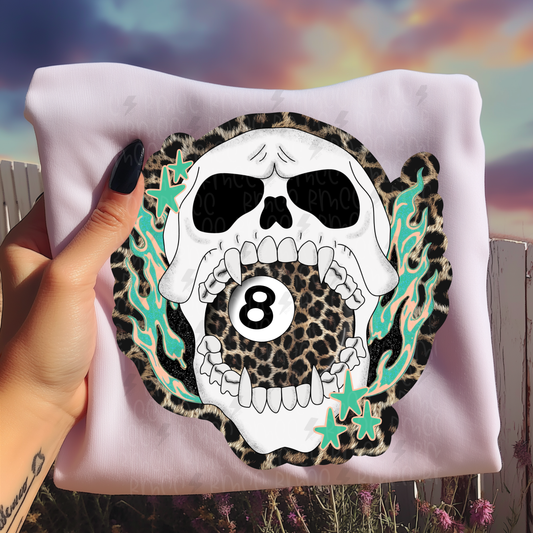 8 ball Skull | PNG