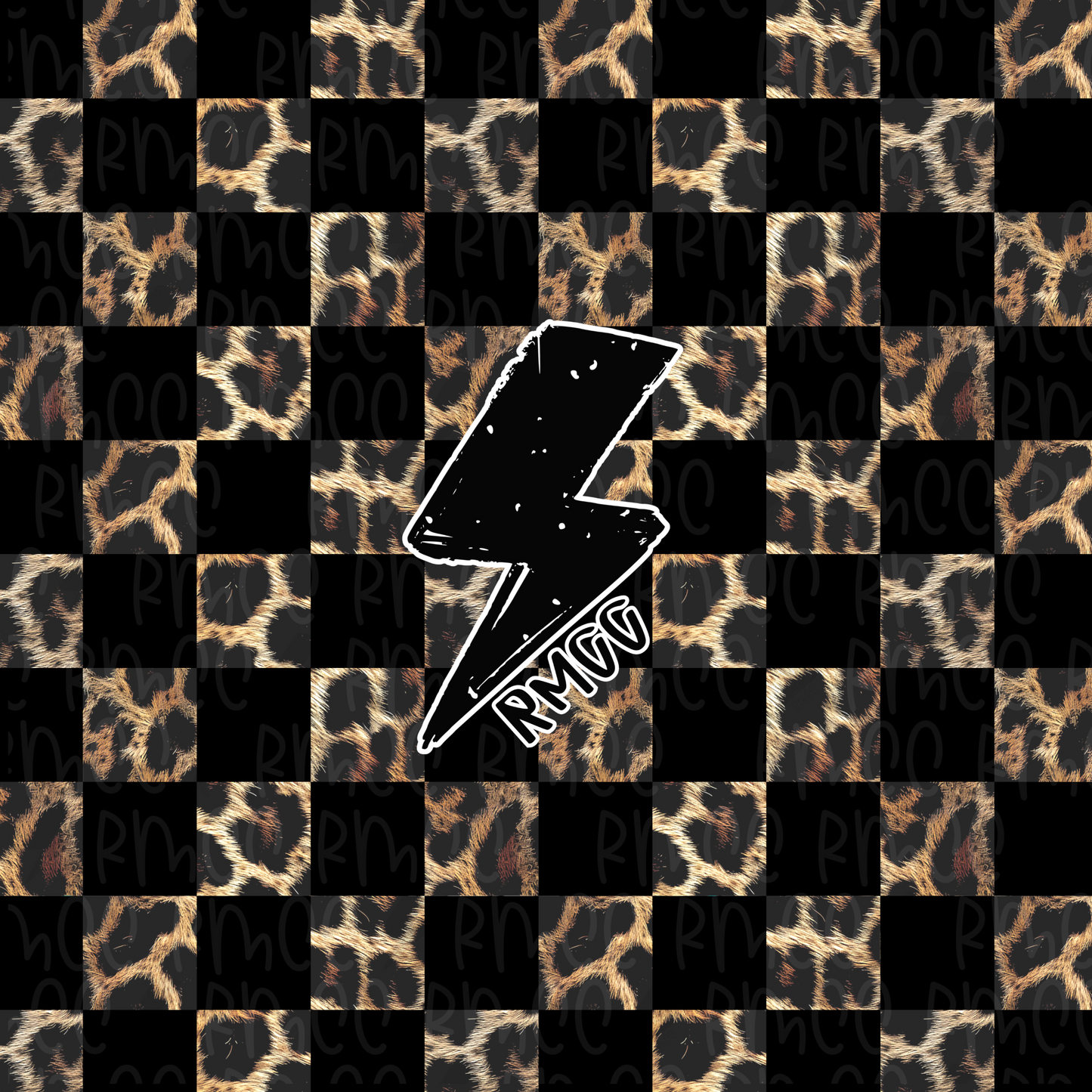 Leopard checker | Seamless PNG