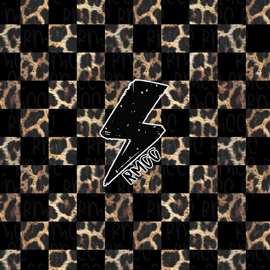 Leopard checker | Seamless PNG