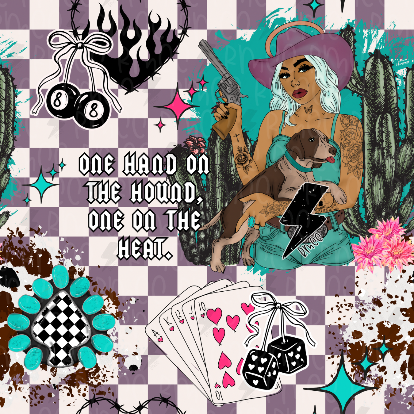 Hound & Heat | Seamless PNG