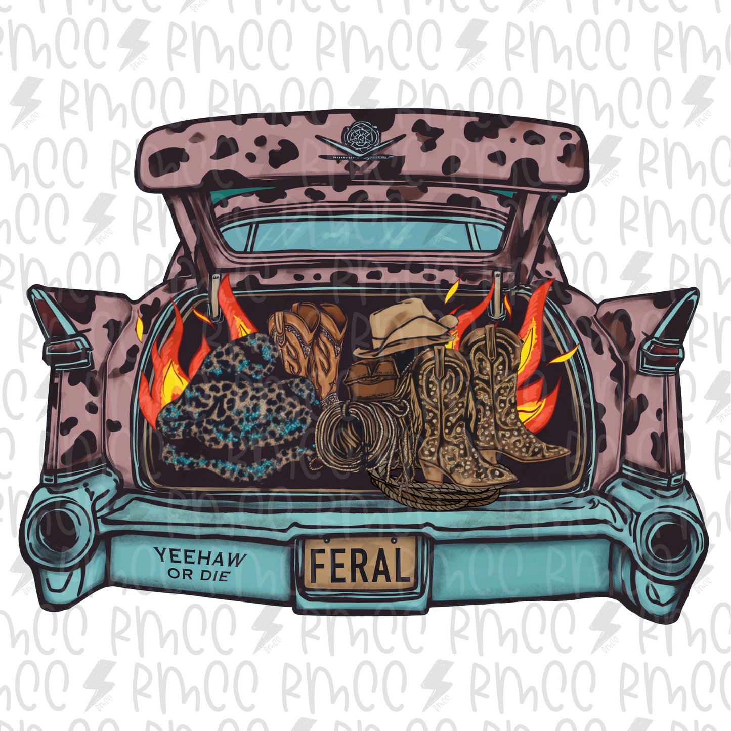 Cowhide Cadillac | PNG