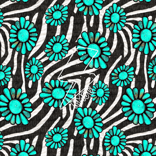 Turquoise concho 3 versions | Seamless PNG