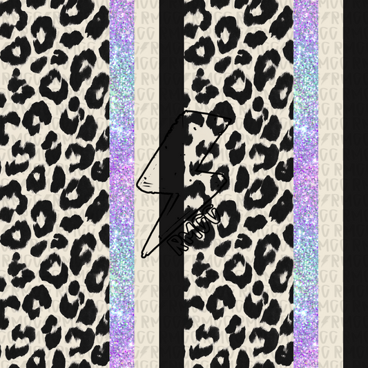 white leopard stripes | Seamless PNG