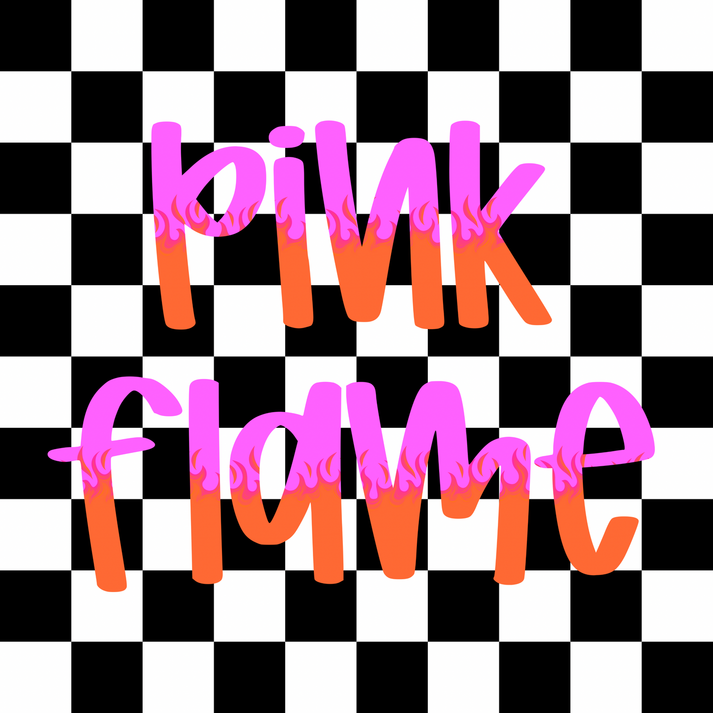 Pink Flame Alpha Set | Clip Art | PNG