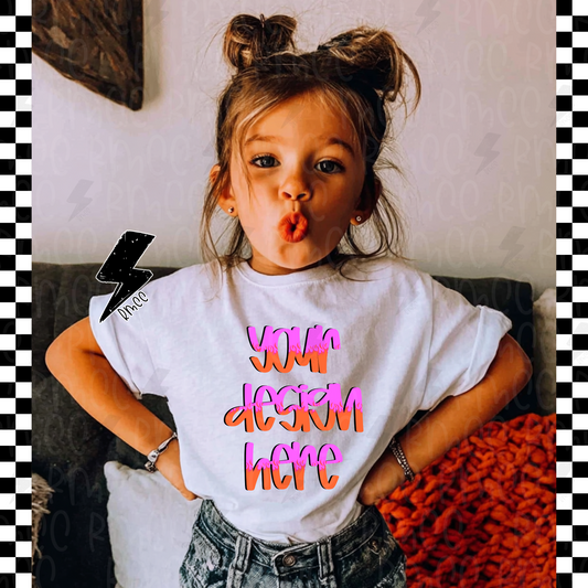 Mock Up | Kids | White T-shirt