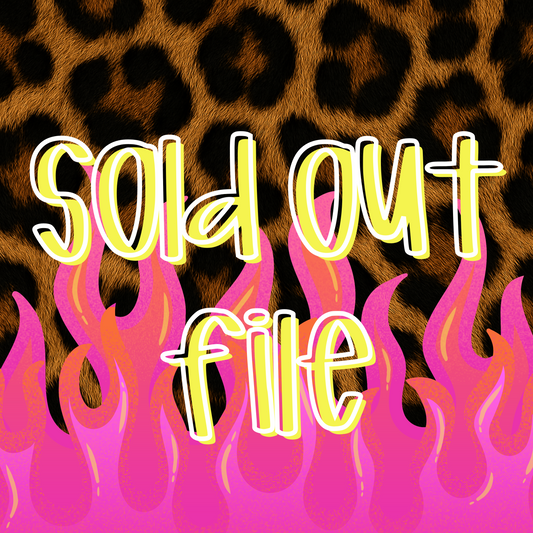 Sold out file | PNG | Seamless | Mock