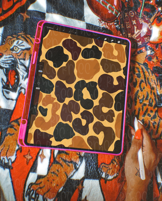 Leopard Duck Camo | Seamless PNG