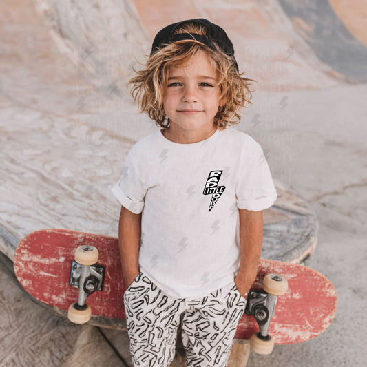 Rad little dude black | PNG