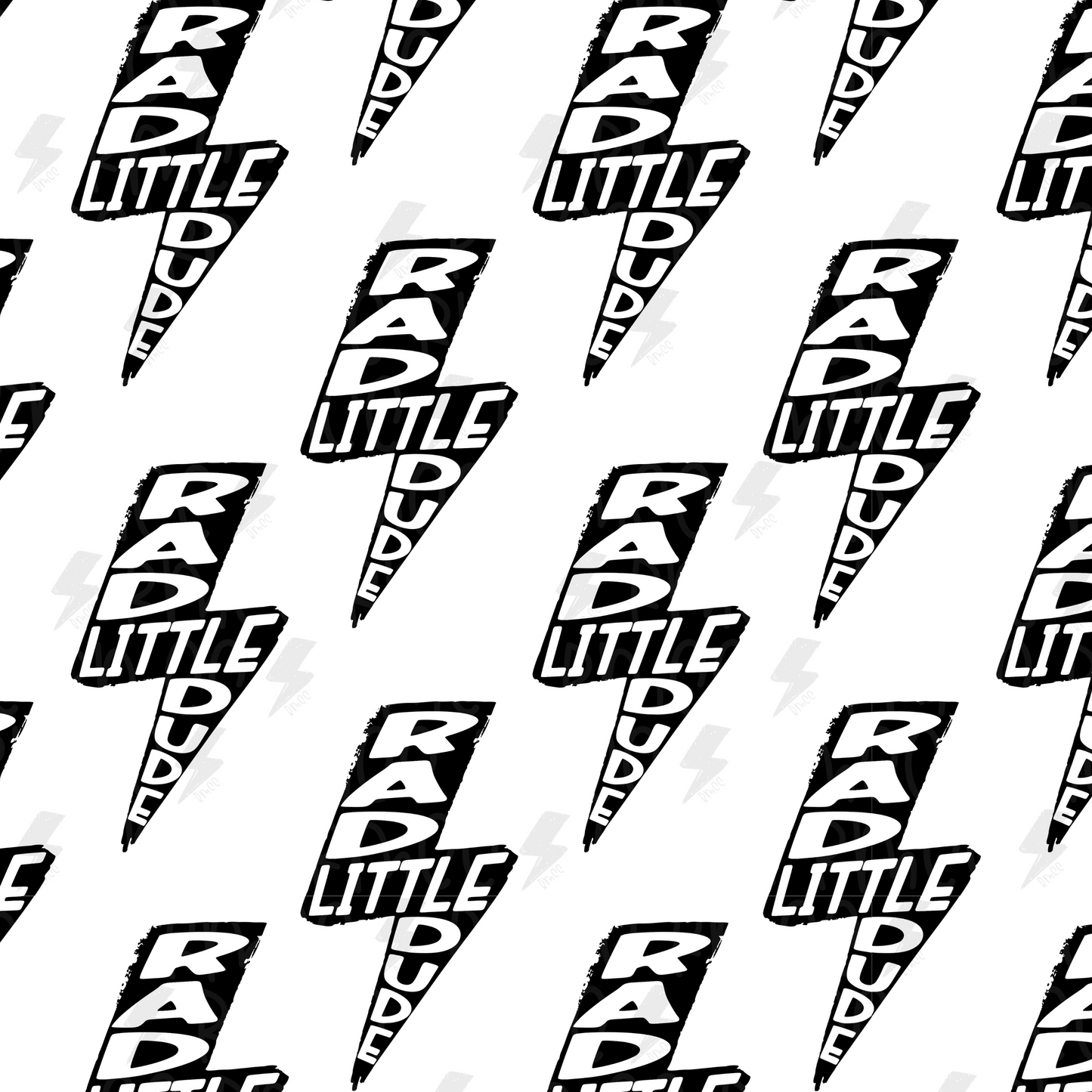 Rad Little Dude white | Seamless PNG