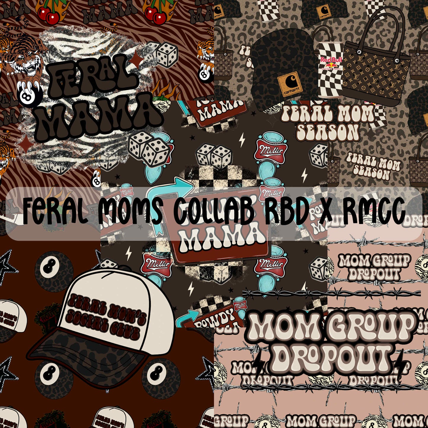 NO CODES! Feral Moms Social Club | RBD x RMCC Collab | PNG