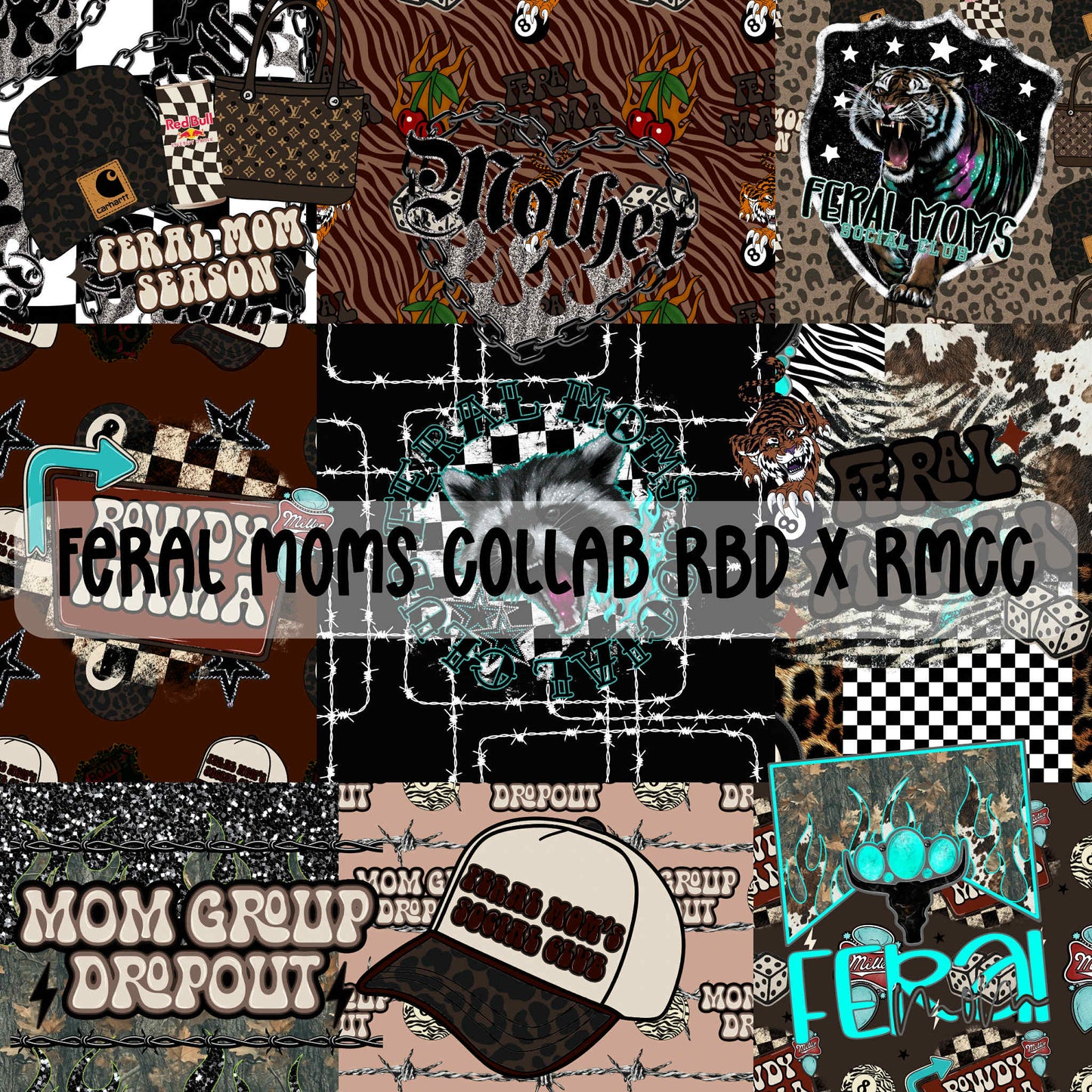 NO CODES! Feral Moms Social Club | RBD x RMCC Collab | PNG