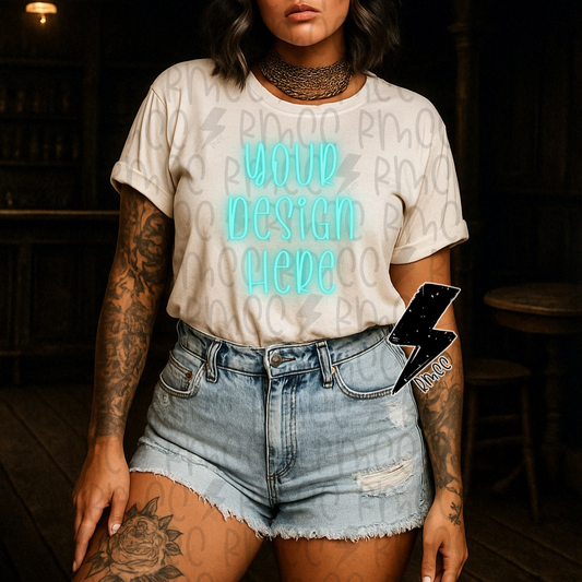 Mock Up | White T-shirt