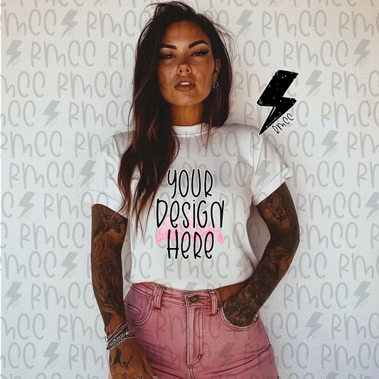 Mock Up | White T-shirt