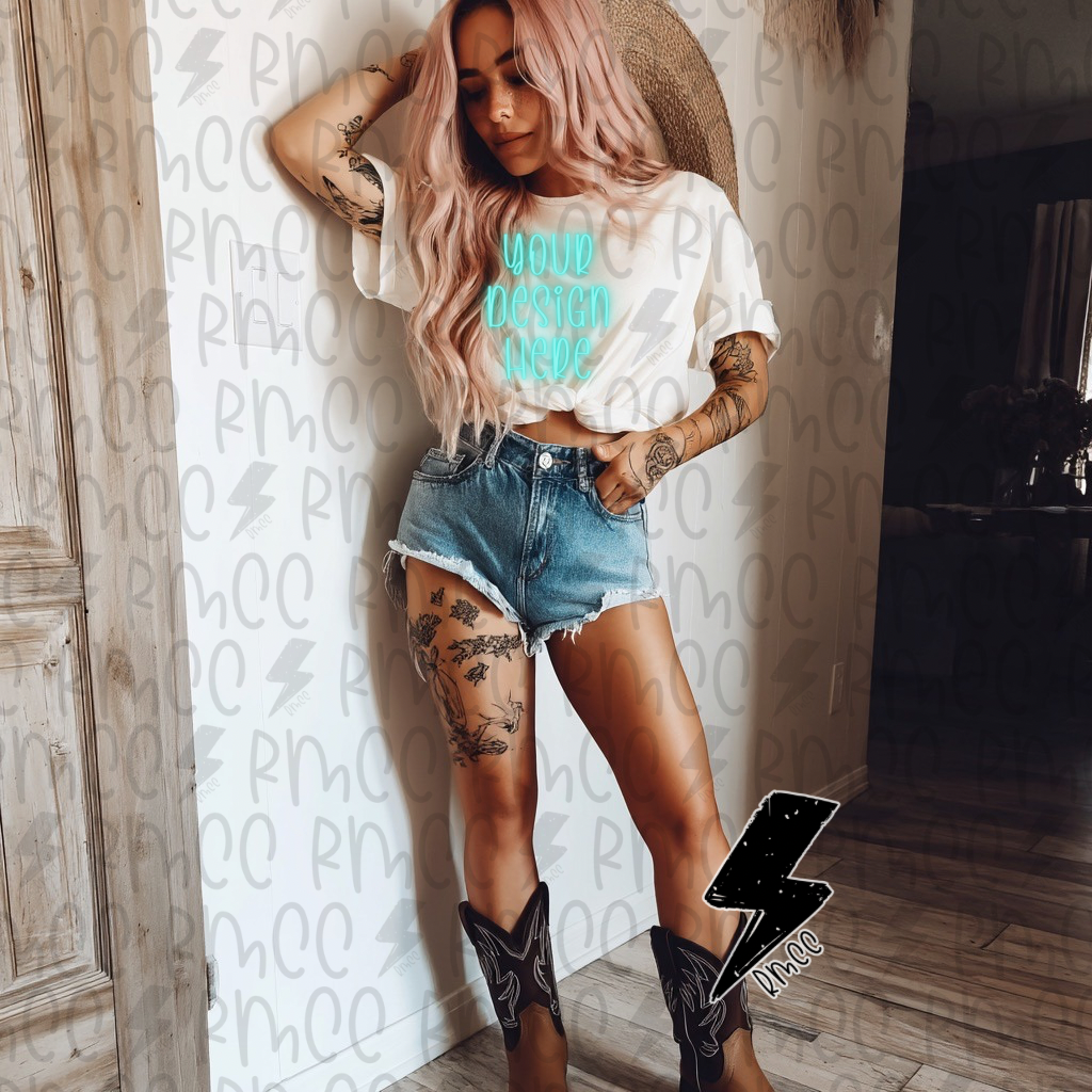 Mock Up | White T-shirt