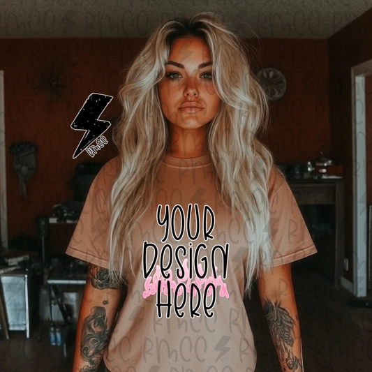 Mock Up | Terracotta T-shirt