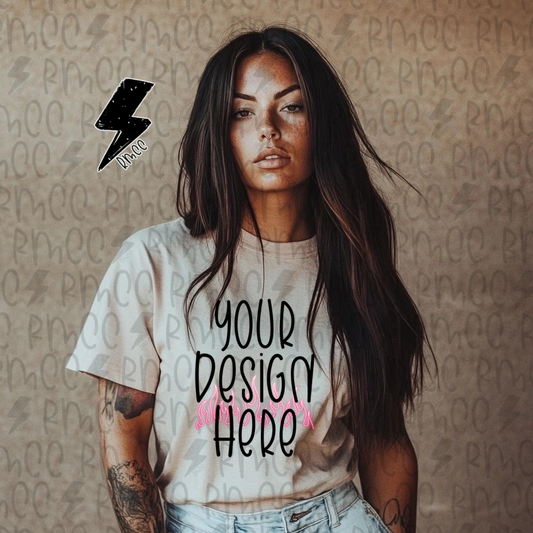 Mock Up | Sand or Ivory T-shirt
